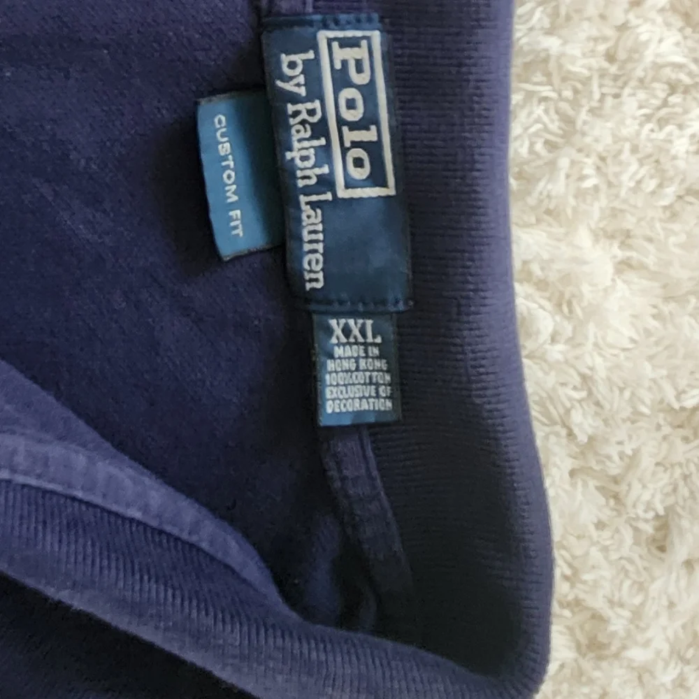 Ralph Lauren Blue Custom Fit Polo Shirt Classic Design
